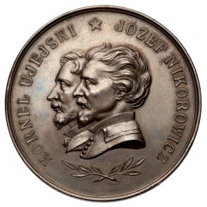 Medal, Kornel Ujejski i Józef Nikorowicz 1893 r.