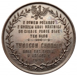 Medal, Kornel Ujejski i Józef Nikorowicz 1893 r.