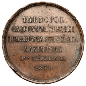 Medal, Przedsiębiorstwo Budowy Kolei Żelasnej Richtman 1871