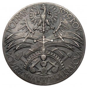 Medal SREBRO Powszechna Wystawa Krajowa, Poznań 1929 - mały