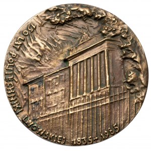 Medal lany, II Zjazd Wychowanków WYdziału Architektury Politechniki Lwowskiej, Wrocław 1985