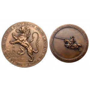 France and Italy - Medals (2pcs)