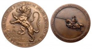 France and Italy - Medals (2pcs)