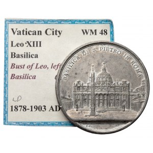 Vatican, Leo XIII, Medal - St. Peter's Basilica