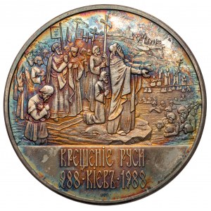 Russia, Medal 1988 - 1000th anniversary of baptism