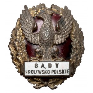 Sądy Królewsko Polskie - odznaka funkcyjna