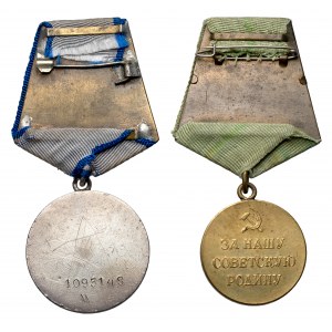 ZSRR - zestaw medali (2szt)