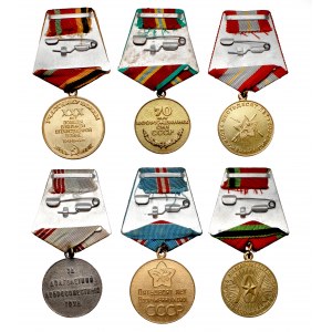 ZSRR - zestaw medali (6szt)