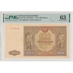 1.000 złotych 1946 - A. (Mił.122g)