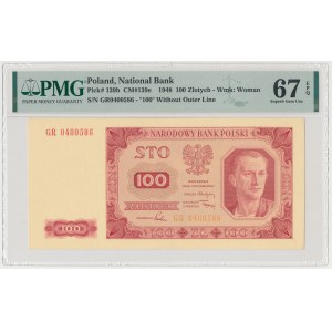 100 złotych 1948 - GR - bez ramki