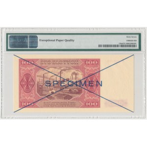 100 złotych 1948 - SPECIMEN - D