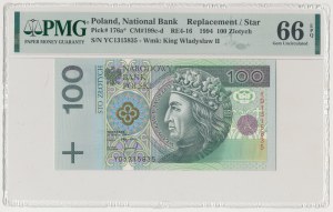 100 złotych 1994 - YD - seria zastępcza