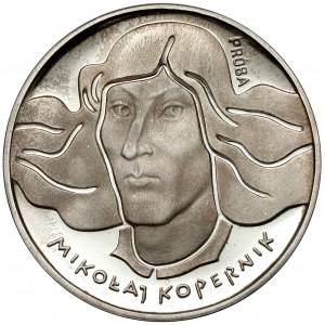 Próba SREBRO 100 złotych 1973 Kopernik - TECHNOLOGICZNA