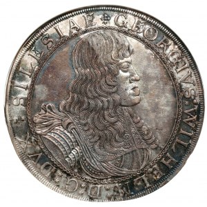 Śląsk, Jerzy Wilhelm, Talar 1675 CB, Brzeg