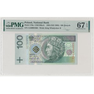 100 złotych 1994 - AA 0004466