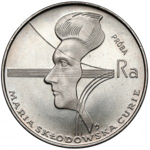 Próba NIKIEL 100 złotych 1974 Skłodowska-Curie - mały orzeł
