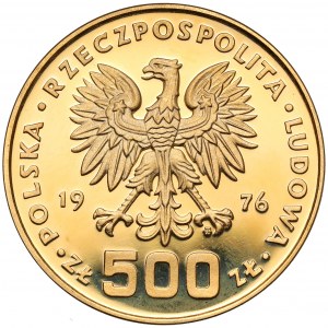 ZŁOTO 500 złotych 1976 Kościuszko