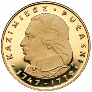 GOLD 500 Zloty 1976 Kasimir Pulaski