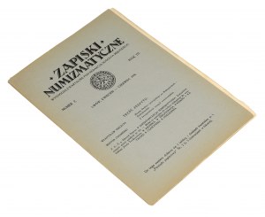Zapiski Numizmatyczne 1928/2 - kompletny