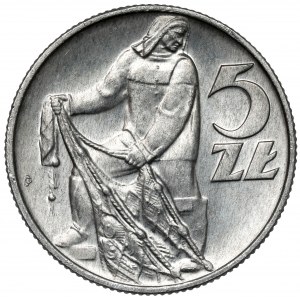 Rybak 5 złotych 1971