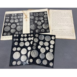 CHOMIÑSKI, Private collection of Polish coins - with a MAKEUP of plates and clippings from WK 1925