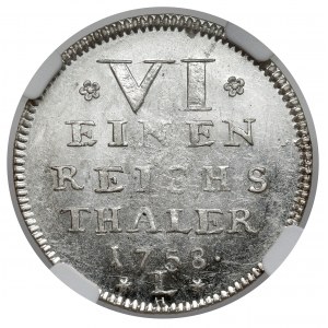 Montfort, Ernst, 1/6 talara 1758-L