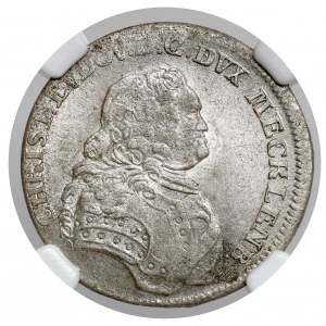 Mecklenburg-Schwerin, Christian Ludwig II, 1/6 talara 1753 OHK