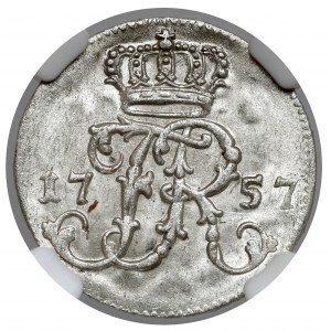 Prussia, Frederick II, 1/24 thaler 1757-A