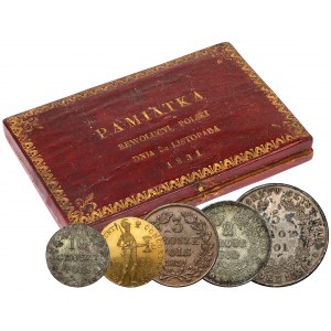 November Uprising, Souvenir Box with 1831 coins