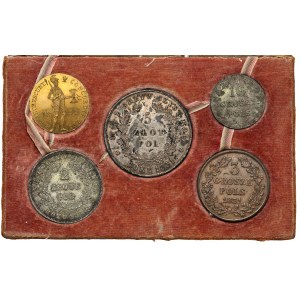 Novemberaufstand, Souvenirbox mit Münzen 1831