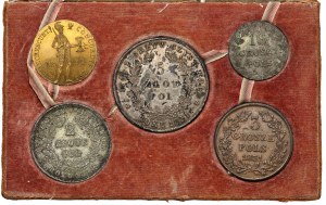 Powstanie listopadowe, Pudełko PAMIĄTKA z monetami 1831