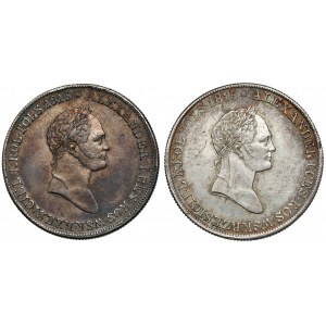 5 złotych polskich 1829-1832, zestaw (2szt)