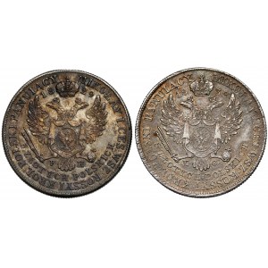 5 złotych polskich 1829-1832, zestaw (2szt)