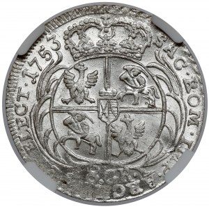 Augustus III Saxon, Double gold Leipzig 1753
