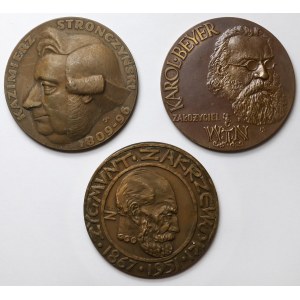 Medale z wizerunkami Numizmatyków (3szt)