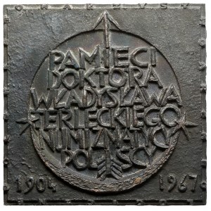 Gedenktafel für Władysław Terlecki 1904-1967 - Polnische Numismatiker