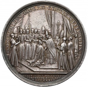 August III Sas, Medal koronacyjny 1734 r.