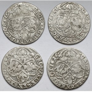 Sigismund III Vasa, Six Pack Cracow 1625-1626, set (4pcs)