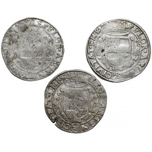 Emden, Ferdinand II (1619-1637), 28 stüber (Gulden) o.J. (3Stk.)