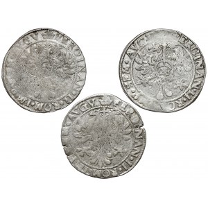 Emden, Ferdinand II (1619-1637), 28 stüber (Gulden) without date, set (3pcs)