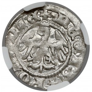 Władysław II Jagiełło, Półgrosz Kraków - type 2 - letter N