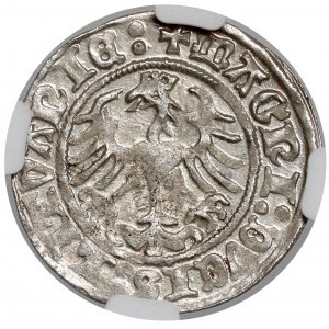 Sigismund I. der Alte, Halber Pfennig Vilnius 1512