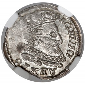 Sigismund III. Wasa, Trojak Lublin 1598 - Buchstabe L