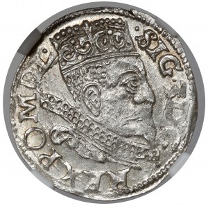 Sigismund III. Wasa, Trojak Wschowa 1598 - F von links