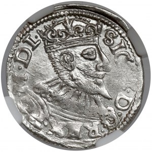 Sigismund III Vasa, Trojak Poznań 1596 - high pop. - mint