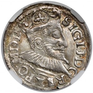 Zygmunt III Waza, Trojak Wschowa 1595 - piękny