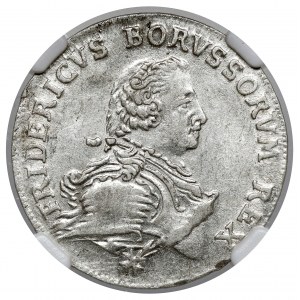 Prussia, Frederick II, 1/6 thaler 1751-A