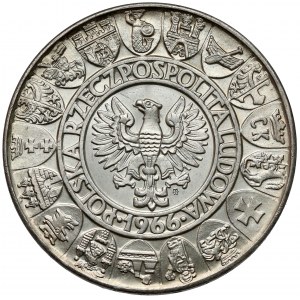 Sample SILVER 100 gold 1966 Mieszko and Dabrowka