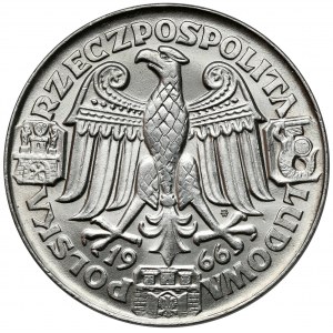 Próba SREBRO 100 złotych 1966 Mieszko... głowy