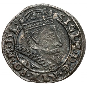 Sigismund III. Wasa, Krakau 1607 Pfennig - Fälschung der Zeit